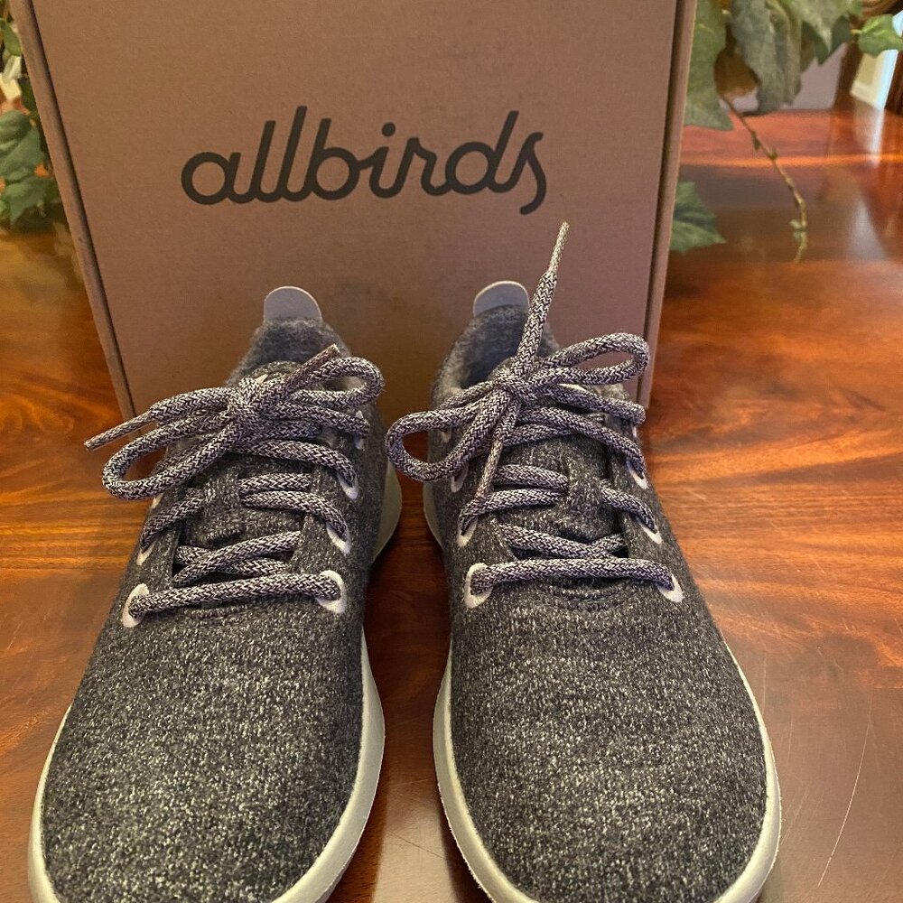 Allbirds Wool Runners Grey W6 Like New!
